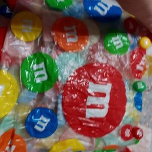 M&M shower curtain